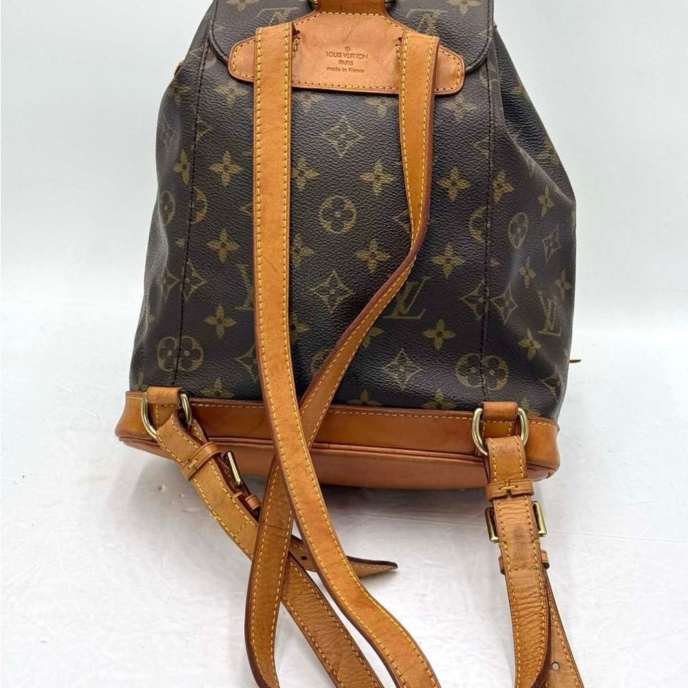 Louis Vuitton Classic Monogram Tan Backpack MM - Picture 4 of 16
